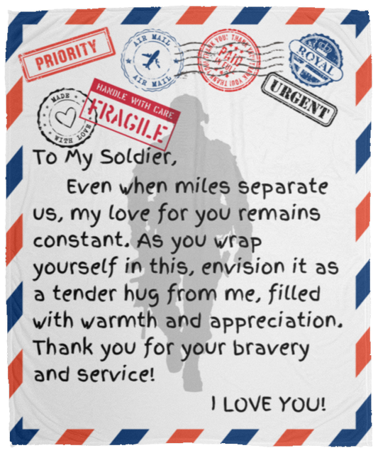 Missing A Soldier Miles Away Blanket