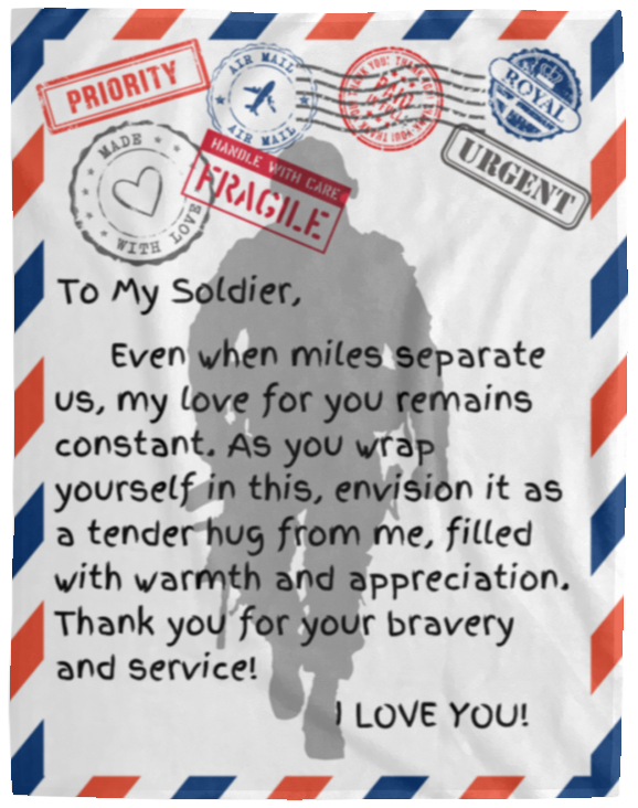 Missing A Soldier Miles Away Blanket