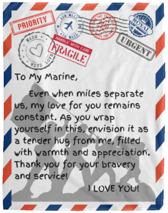 Missing A Marine Miles Away Blanket