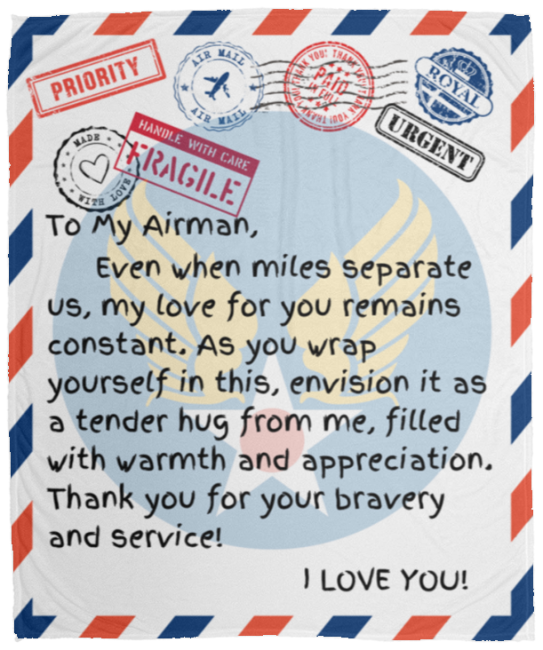 Missing An Airman Miles Away Blanket