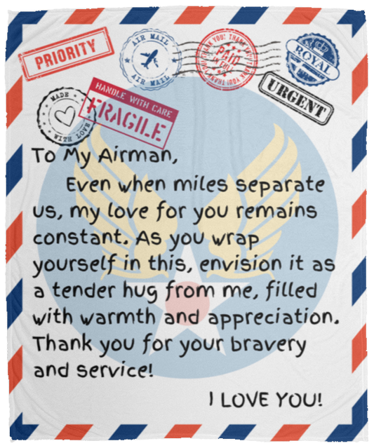 Missing An Airman Miles Away Blanket