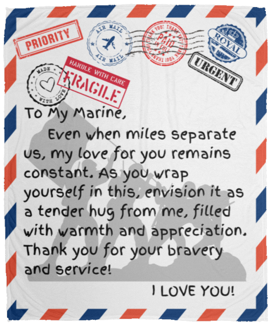 Missing A Marine Miles Away Blanket