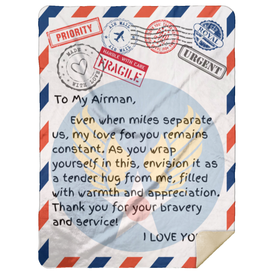 Missing An Airman Miles Away Blanket