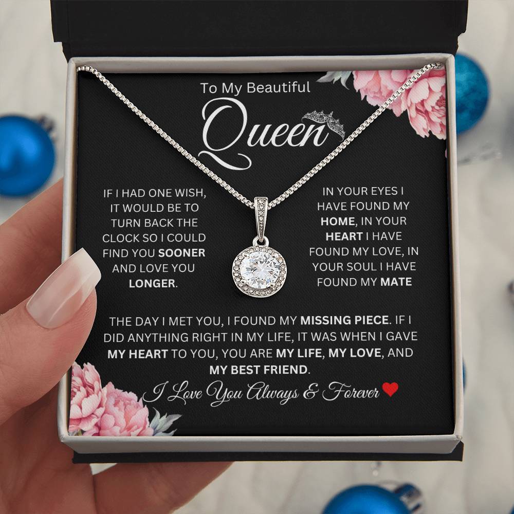 To My Beautiful Queen | Eternal Hope Necklace