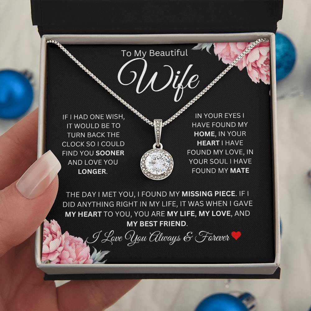 To My Beautiful Wife | Eternal Hope Necklace
