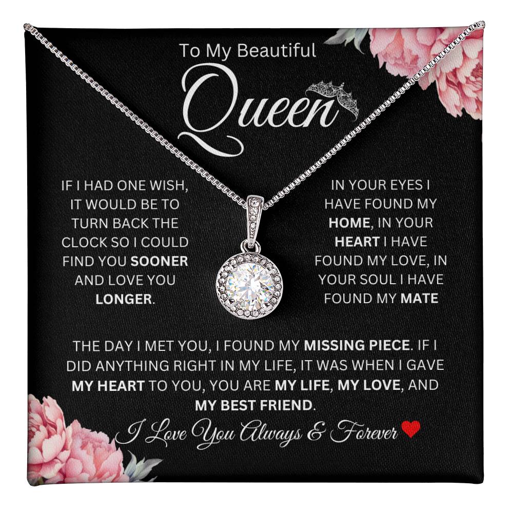 To My Beautiful Queen | Eternal Hope Necklace