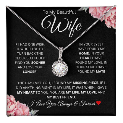 To My Beautiful Wife | Eternal Hope Necklace