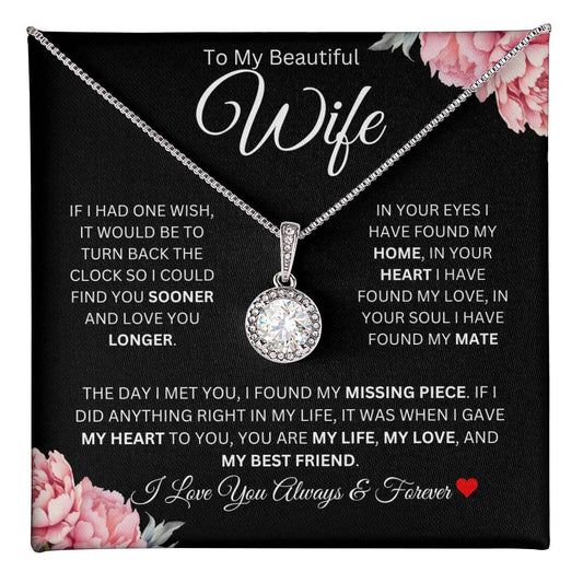 To My Beautiful Wife | Eternal Hope Necklace