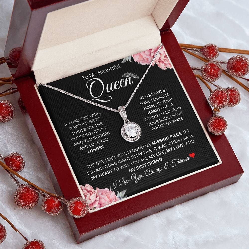 To My Beautiful Queen | Eternal Hope Necklace