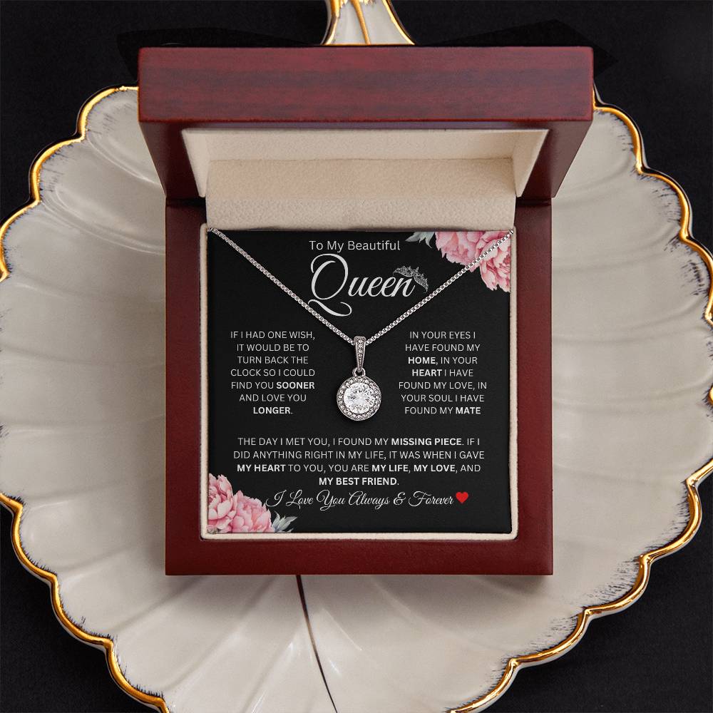 To My Beautiful Queen | Eternal Hope Necklace