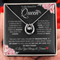 To My Beautiful Queen | Love Knot Necklace