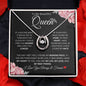 To My Beautiful Queen | Love Knot Necklace