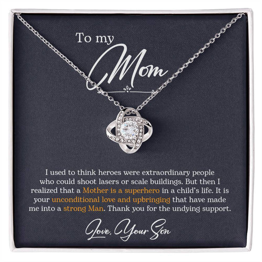 To My Mom | Love Knot Necklace