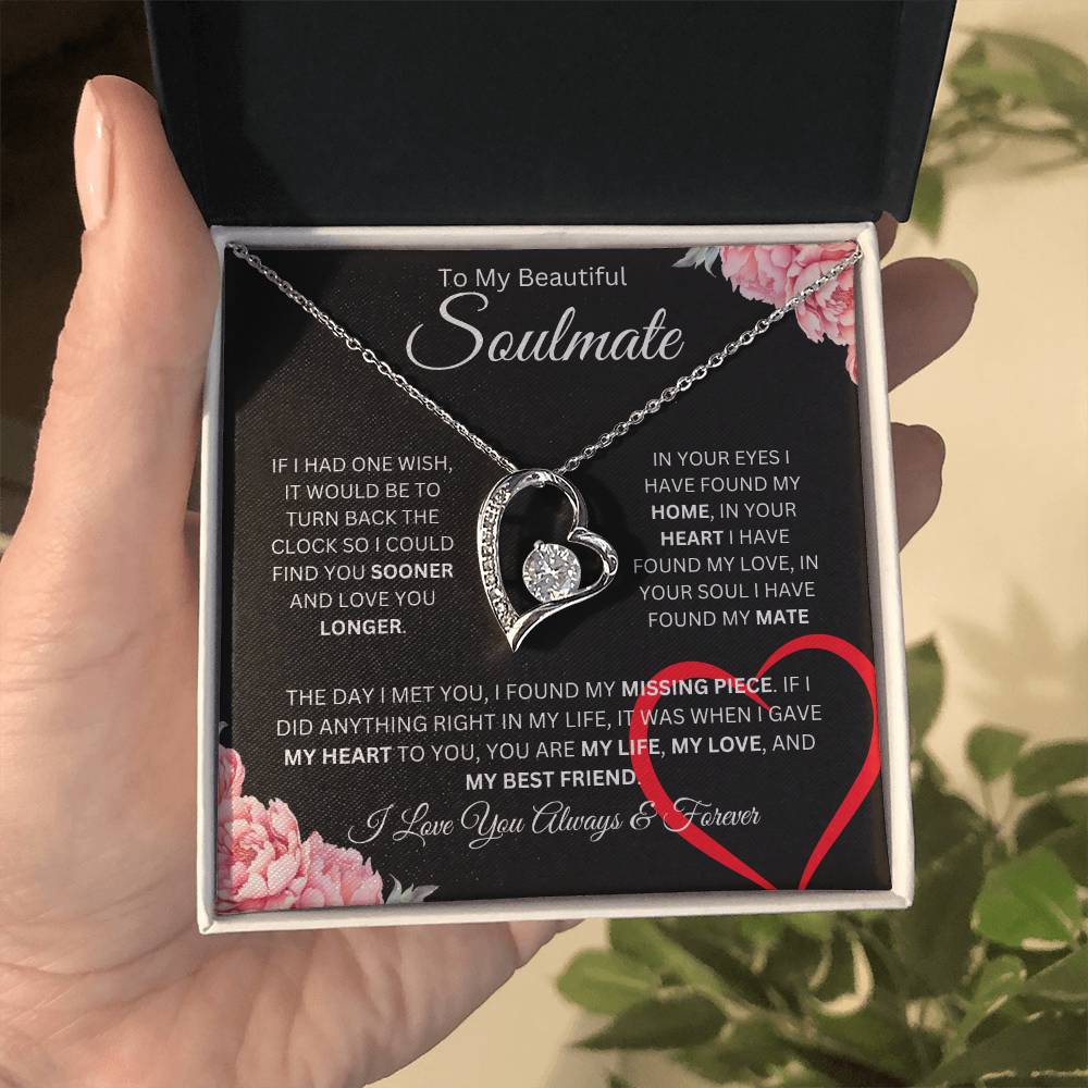 To My Beautiful Soulmate | Forever Love Necklace